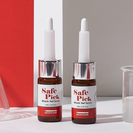 Medi Pick Me Nail nutrition Medipick Me Safepick Miracle Nail Serum Problematic toenail strengthener 17ml, 2 pieces / 손발톱영양제 메디픽미 세이프픽 미라클 네일세럼 문제성 발톱 강화제 17ml, 2개