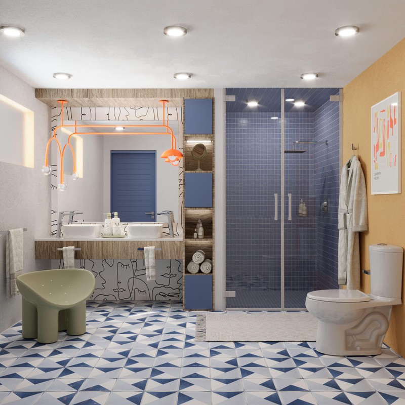 HELVEX Porta Papel para Baño o Portarrollos Linea Quadratta Proyecta