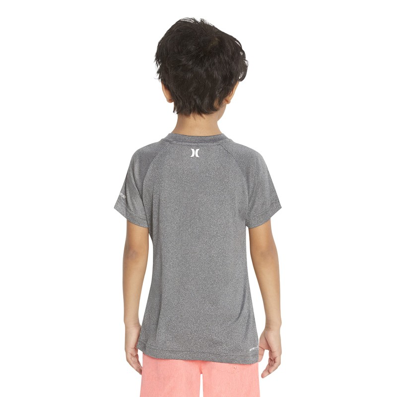 Hurley Boys Rash Guard Shirt, Mottled black