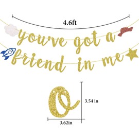 You 've Got A Friend in Me Banner Friend Birthday Party Supplies Friends Inspired Decor