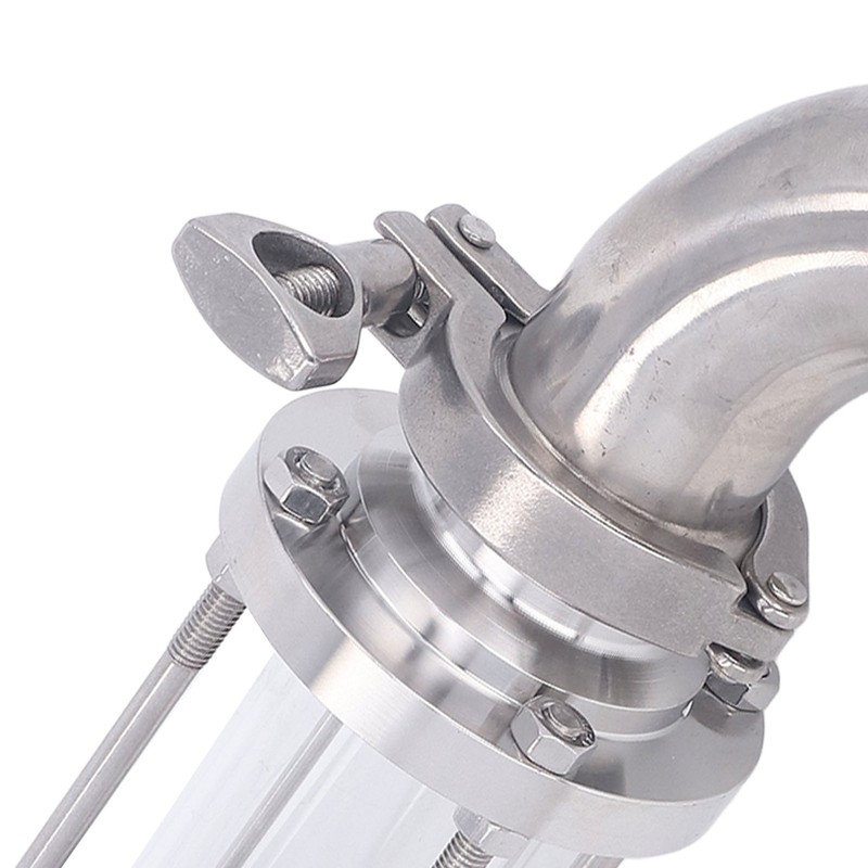 Sanitary Elbow Fitting 90° Stainless Steel Good Sealing Rustproof Pipe