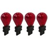 4-Pack Red 3157 Bright Light Bulbs Car Auto Signal Turn