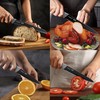 PrinChef Knife Set, 19 Pcs Rust Proof Knives Set for