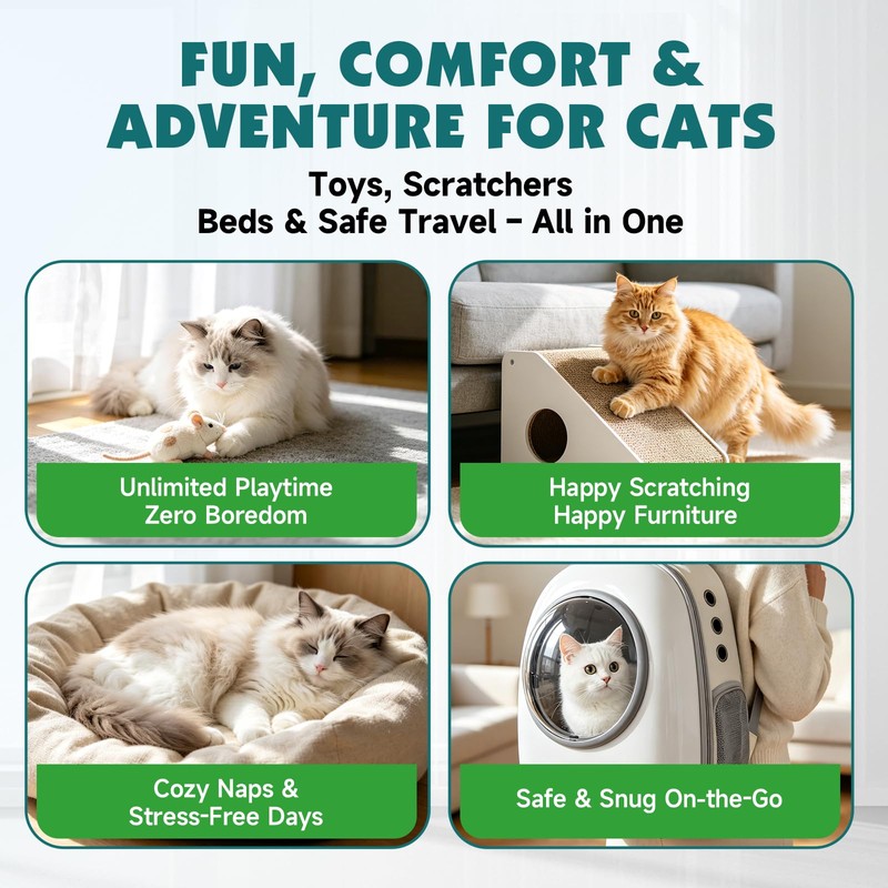 Catnip Spray for Cats with Silvervine, Enhance Playtime & Relaxation,
