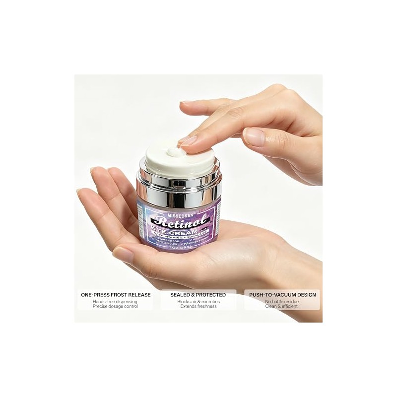 Crema Y Sérum Para Ojos Con Retinol Y Vitamina C