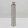 CNFLASK Stainless Steel 2oz Flat Bottom Tube Flask Mini Tube