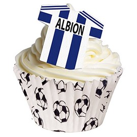 12 Edible Football Shirts- Albion