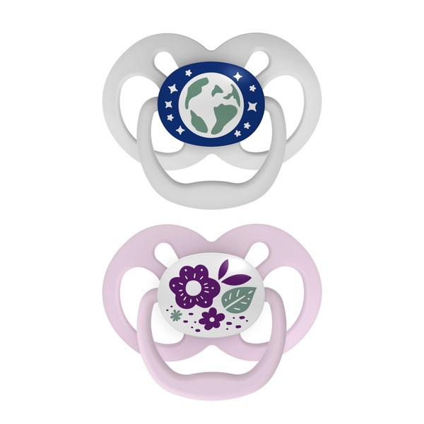 Dr. Brown's Dr. Brown's Advantage Glow-in-the-Dark Baby Pacifier, Fully Symmetrical