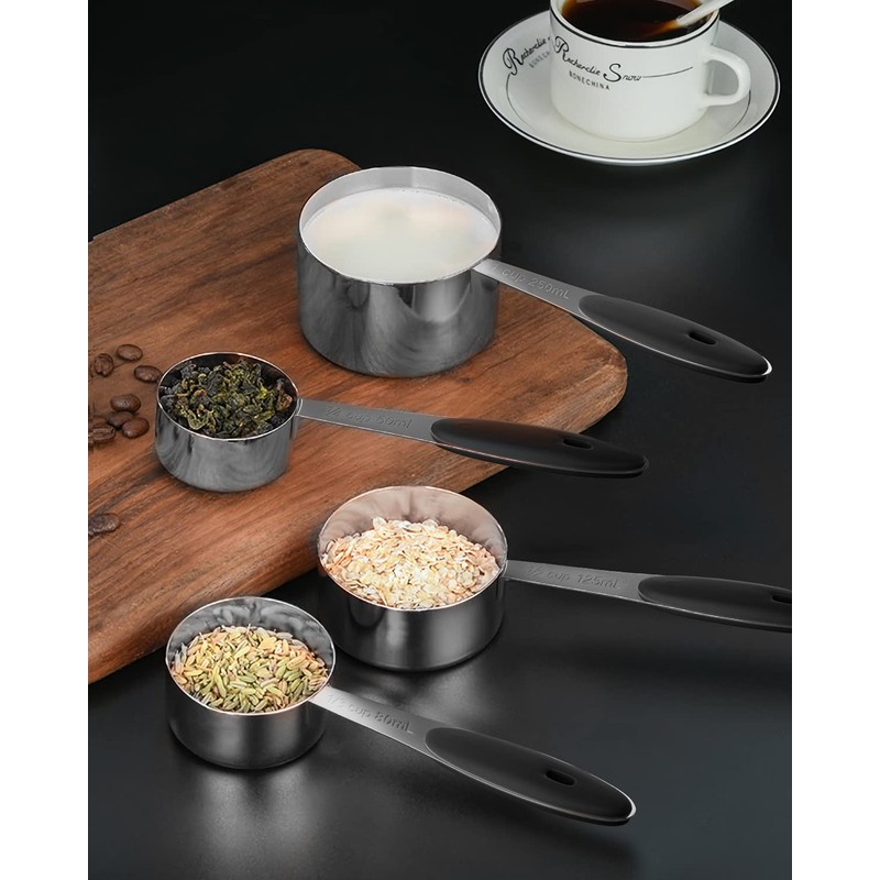 Joyhill Stainless Steel Measuring Cups and Spoons Set of 10