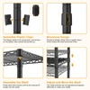 ULIFHOME H5C Clothes Rack with Cover, Portable Closet for Hanging
