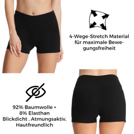 iloveSIA® women's shorts sports shorts seamless dance shorts fitness yoga hot pants made from cotton - Shorts m