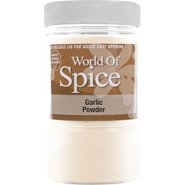 World of Spice Ground Garlic Powder 400g Spice Jar – Premium 100% Natural Garlic Powder - Gourmet Spices and Seasonings - Catering Spices for Chicken, Curries & Stews