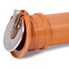 PVC Plastic Check Flap Valve Self Activating End Drainage Backwater