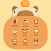 Cute Capybara Alarm Clock Night Light, for Kids and Adults,