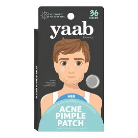 Yaab Beauty Acne Pimple Patch Hombre Caja 36 Parches