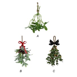 Artificial Mistletoe Leaves Christmas Decoration