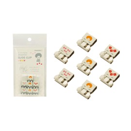 TOHKIN MZTSC-S7PO Mizutama Collaboration Design Slide Clips, Small, Pack of 7