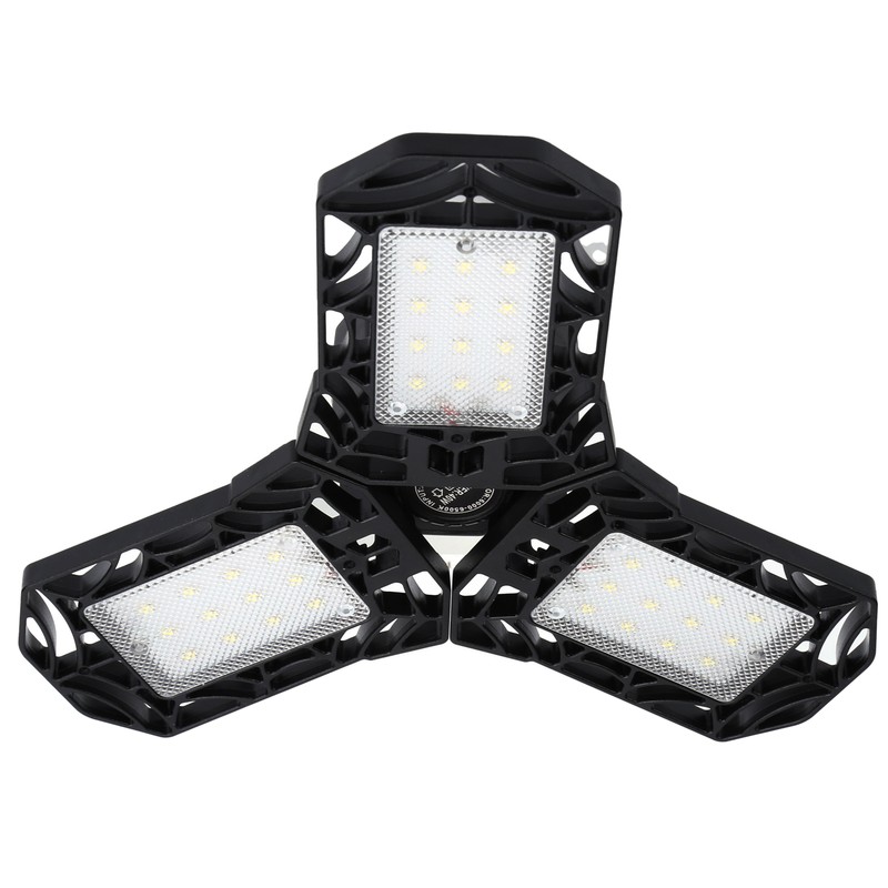 40W E27/E26 36LED Fan Garage Light Plastic Black Industrial Working