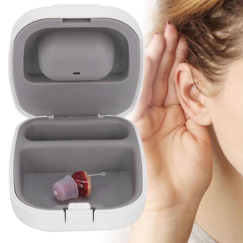 Wireless Hearing Aids Mini InEar Type Ear Sound Amplifier Elder