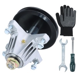 Lawneagle Greased 918-06991 Spindle Assembly Replaces Troy Bilt 918-06991 918 06991 MTD 918-06991 618-06991 Spindle Craftsman T110 Spindle for Huskee LT4200 Craftsman T110 T130 T1200 Lawn Tractors