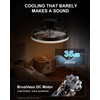 JHSYCH Ceiling Fan with Lights, Low Profile Ceiling Fans with
