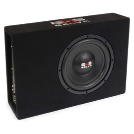 BELVA BPKG10T 600 Watt Peak Shallow-Mount 10-inch Amplified Loaded Subwoofer Box