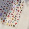 Fortune Nail Art Stickers, Chinese Good Luck Symbols, Red and