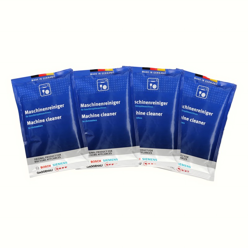 Original Bosch 00312477 Dishwasher Cleaner - 4 Packs 45g (4x45)