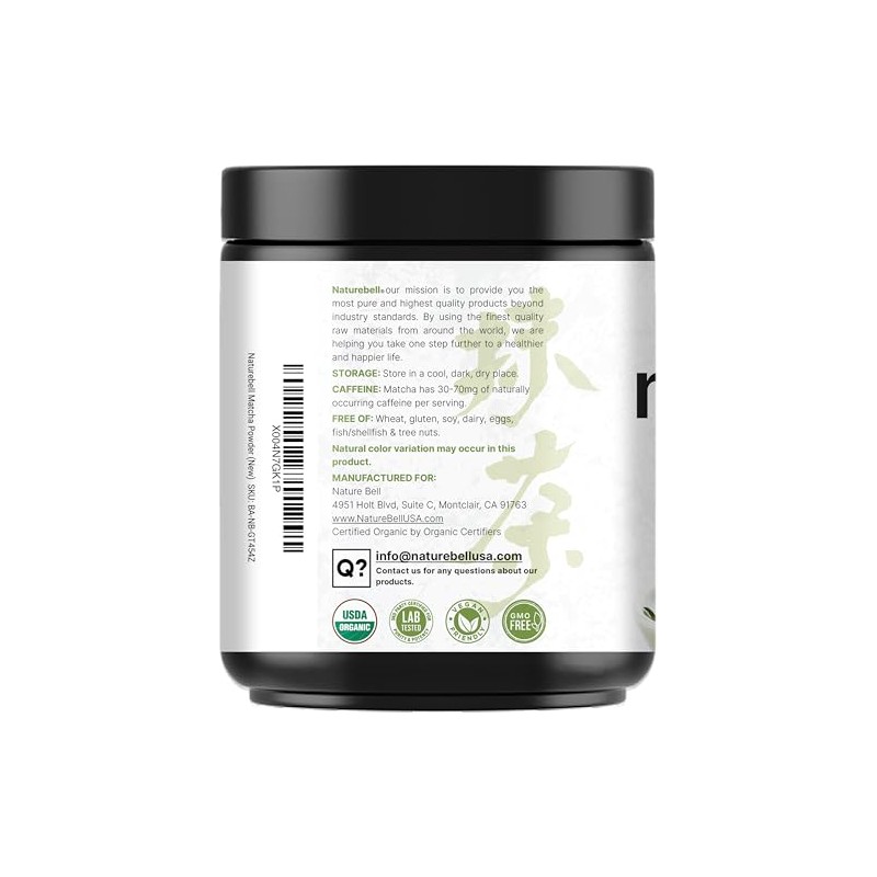 Organic Matcha Green Tea Powder - Culinary Grade & Unsweetened