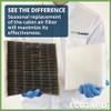 ECOGARD XC35491 Filtro de aire de cabina premium compatible con