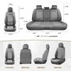 Coverado Car Seat Covers Front Seats, Waterproof Front Seat Covers