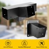 DEVALLEY 15° Angled Pegola Roof Bracket kit,4-Way Slanted Post Contector