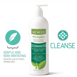 Medline - MSC092016 Remedy with Phytoplex Hydrating Cleansing Gel, No-Rinse...
