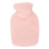 PVC Hot Water Bag with Soft Plush Cover Leakproof Winter