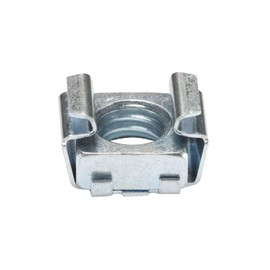 20 Pack Cage Nut, 3/8"-16, Square Rack Mount Server Shelves Cabinet for Panel Range 0.028-0.056 in, Zinc Plated Steel