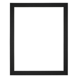 yd. Passepartout 35x45cm/27x37cm Karton Schwarz Rand 3cm Gerade