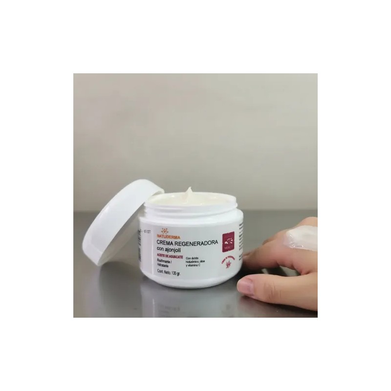 Crema Facial Regeneradora Con Ajonjolí, Aceite De Aguacate