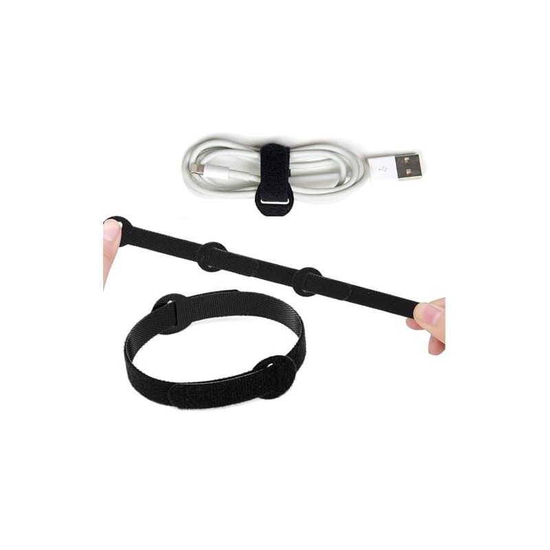 Reusable Cable Ties, 6-Inch Fastening Cable Straps Cable Management, Multi-Purpose