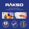 RAKSO Coarse Chip Mats, 2 Robust, Durable Steel Chip Mats,