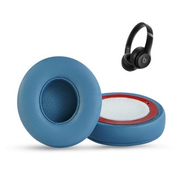 ACCOUTA Ohrpolster für Beats Solo 4 Wireless Bluetooth On-Ear Kopfhörer Ohrpolster-Ersatz mit weicherem Proteinleder und Memory-Schaum