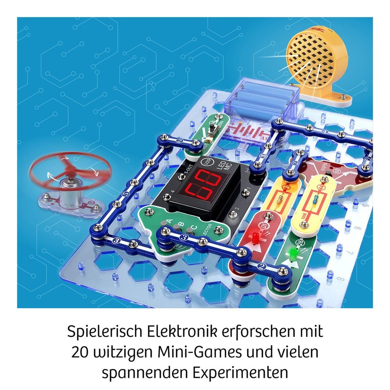 KOSMOS 620998 Easy Elektro Games, Playful Learning About Circuits When