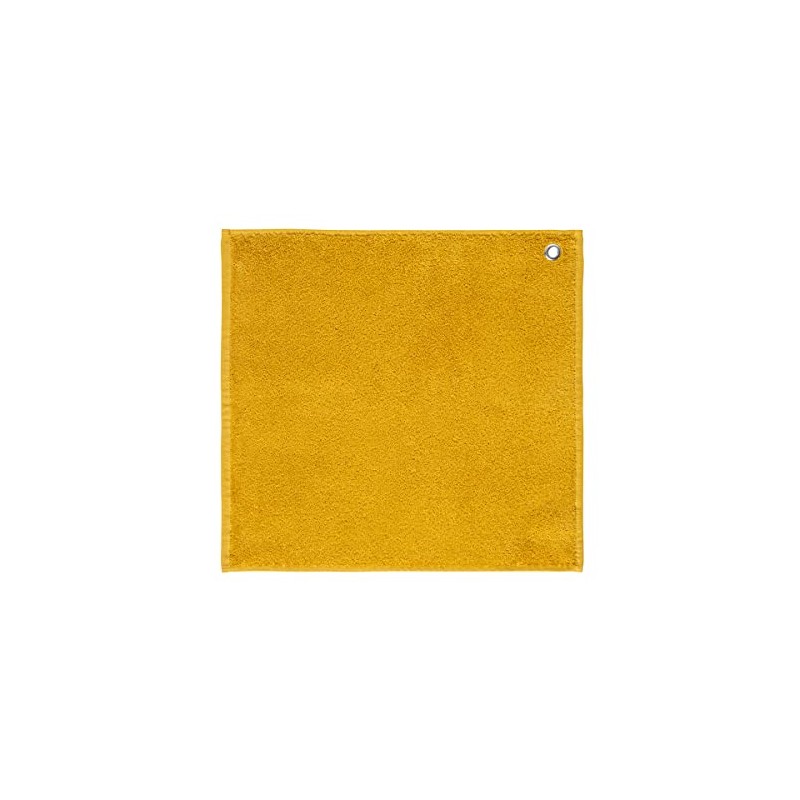 Coucke Yellow Cotton Kitchen Towel 50 x 50 cm Machine