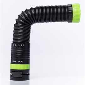 FUSO FUSOV51001001 All-in-One Handsfree High Power LED Flexible, Magnetic and Clampable Flashlight, 110 lm, Green
