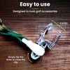 Generic Reboot Golf Golf Putter Cover Holder with Brass Carabiner,