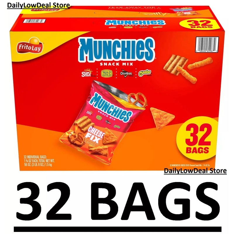 Munchies Snack Mix Cheese Fix (1.75 oz., 32 pk.) Great