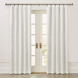 WORLD RODS Adjustable Curtain Rods-18 to 144 Inches,1 Inch Modern Metal Drapery Rods,Adjustable Heavy Duty Curtain Pole with Simple End Caps(18"-144"Satin Nickel)