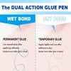 Kuretake Zig 2Way Glue Pen, 4mm Chisel Tip, 3 ps
