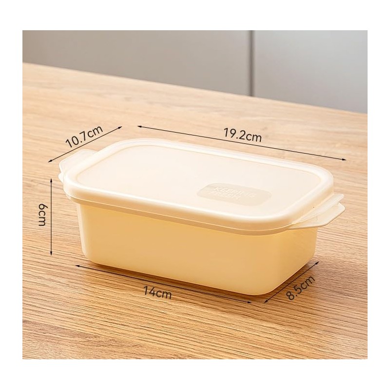 Yutry&lyin 3PCS Rectangle Plastic Food Storage Box Sets with Lids,