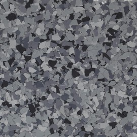 The Original Color Chips 1/4" Decorative Floor Coating Flakes for Epoxy Flooring - Enhances Interior/Exterior Surfaces - for Garages, Basements, Showrooms - Premade Blends (1 Pound, Nightfall)