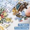Winter Country Puzzles for Adults 1000 Pieces, Snowy Cowboy Boots